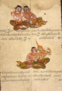 Thai divination manuscript BL Or.4830 (courtesy of the British Library)