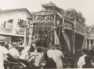 Chinese funeral procession in Saigon